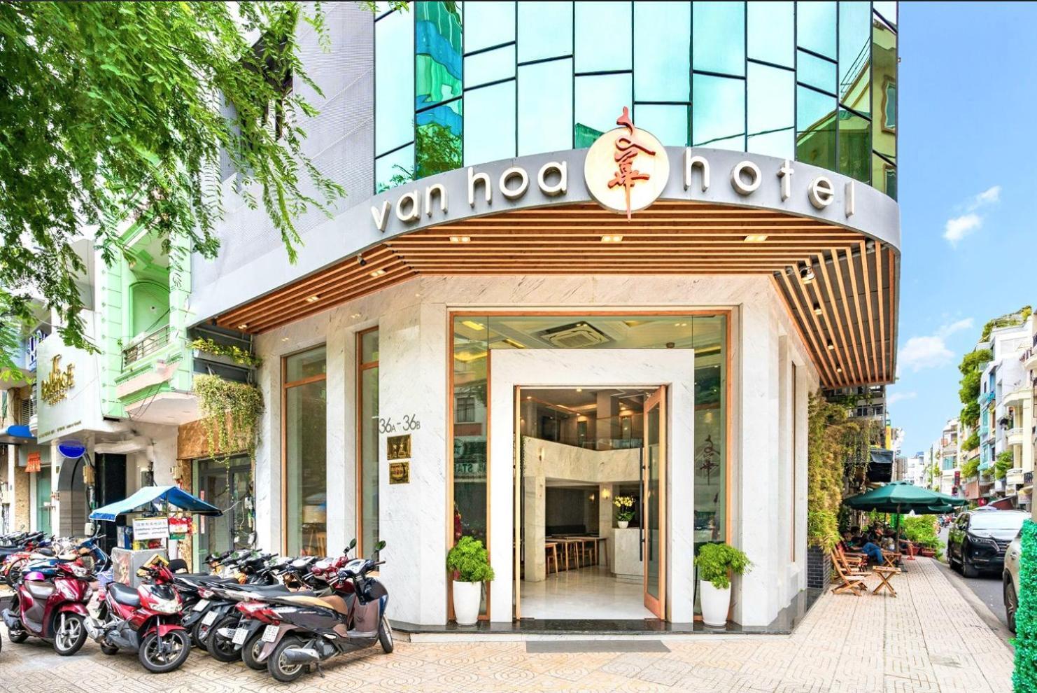 Van Hoa Hotel Ho Chi Minh-stad Buitenkant foto